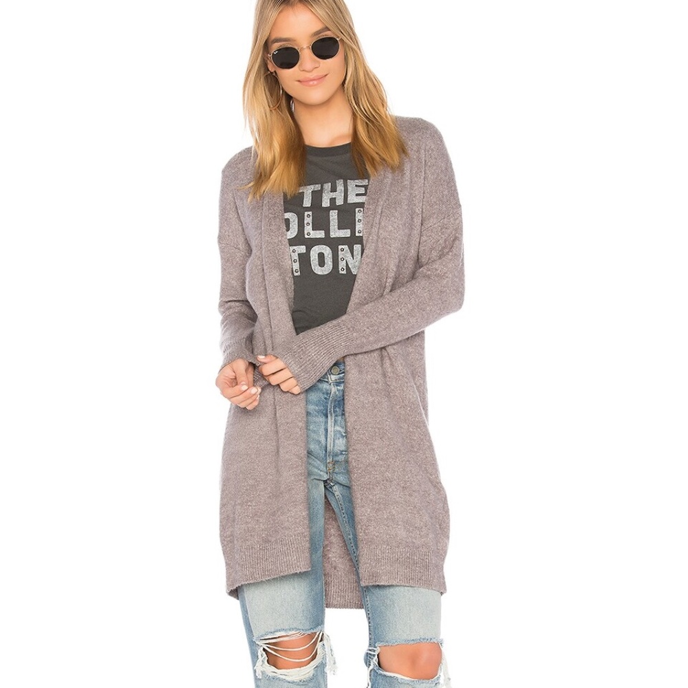 MINKPINK Willow Cardigan Grey size MD